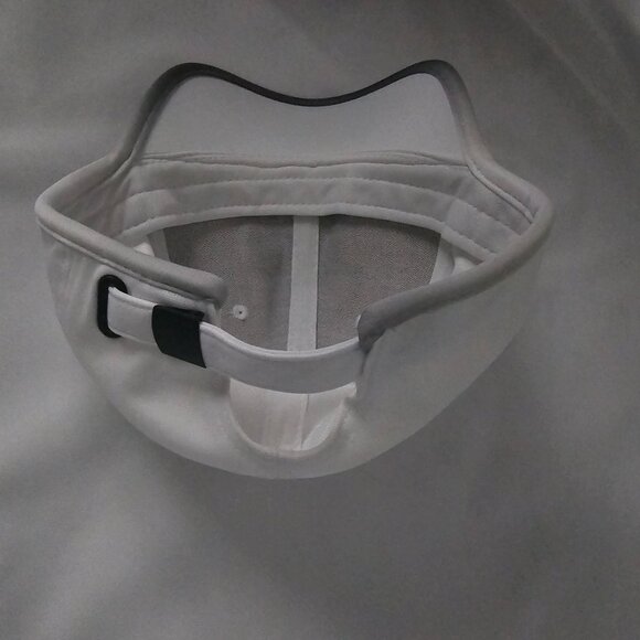 Caterpillar Men's White Adjustable Trademark CAT Logo Baseball Cap One Size - Picture 12 of 13